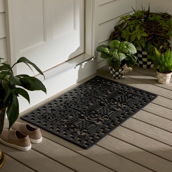 Great Vase Rubber Entrance Mat - {current_domain}