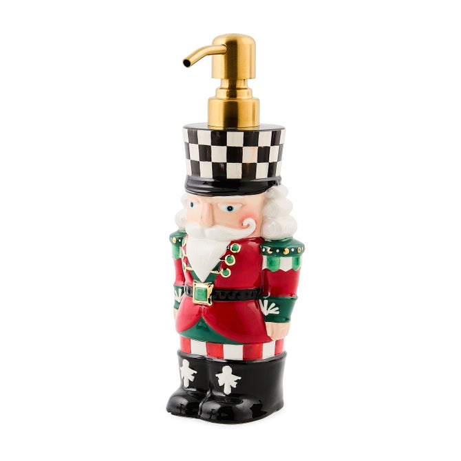 Check It Out Ceramic Nutcracker Soap Dispenser - {current_domain}