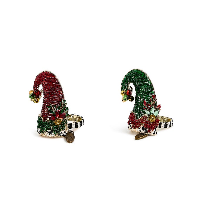 Elf Hat Napkin Rings, Set of 4 - {current_domain}