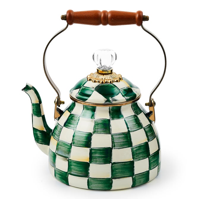 Emerald Check 2 Quart Tea Kettle - {current_domain}
