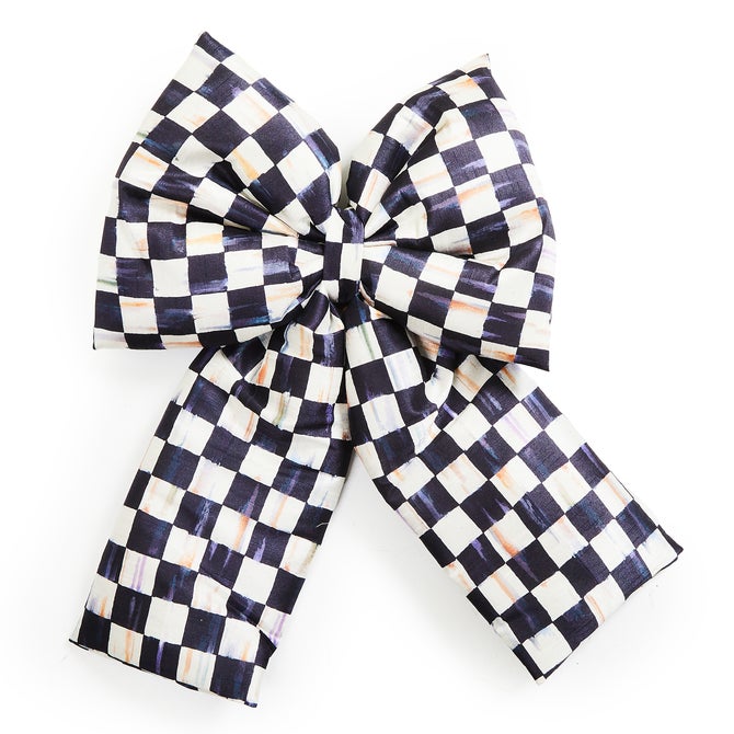 Courtly Check Large Bow - {current_domain}