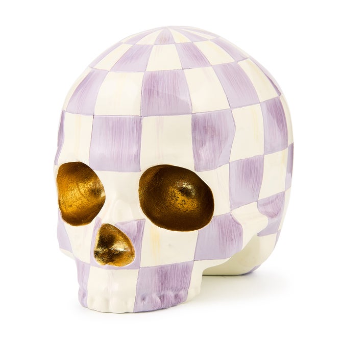 Violet Check Skull - {current_domain}