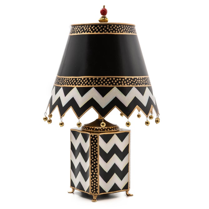 Courtly Zig Zag Table Lamp - {current_domain}