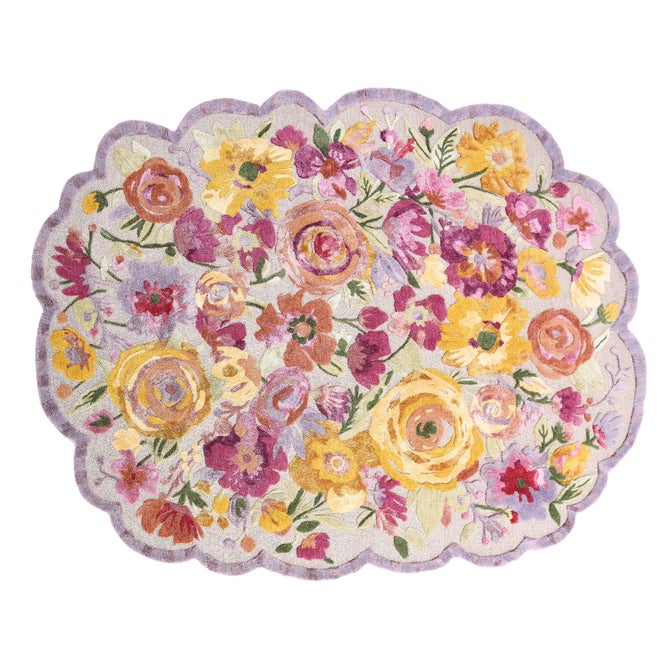 Scalloped Flower Meadow 8' x 10' Rug - {current_domain}