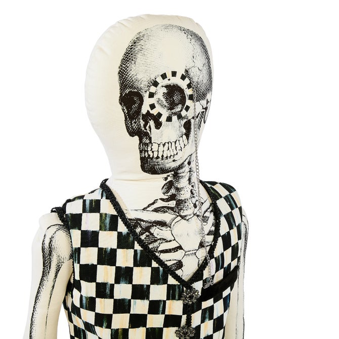 Mr. Bones Lifesize Poseable Fabric Skeleton - {current_domain}
