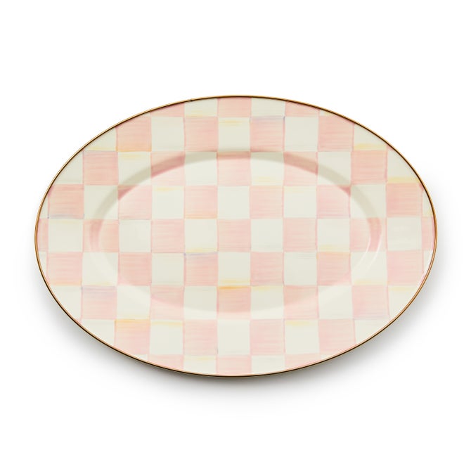 Rosy Check Small Oval Platter - {current_domain}