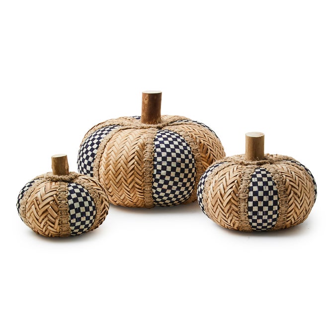 Courtly Rattan Pumpkins, Set of 3 - {current_domain}
