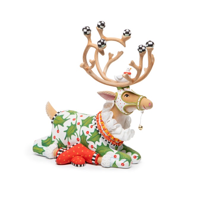 Patience Brewster Dash Away Sitting Vixen Reindeer Figure - {current_domain}