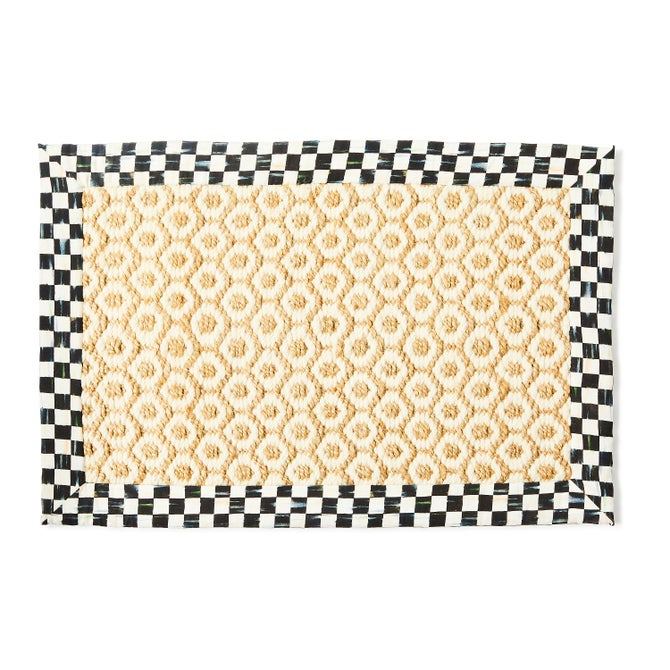 Courtly Check Natural Honeycomb Rug - {current_domain}