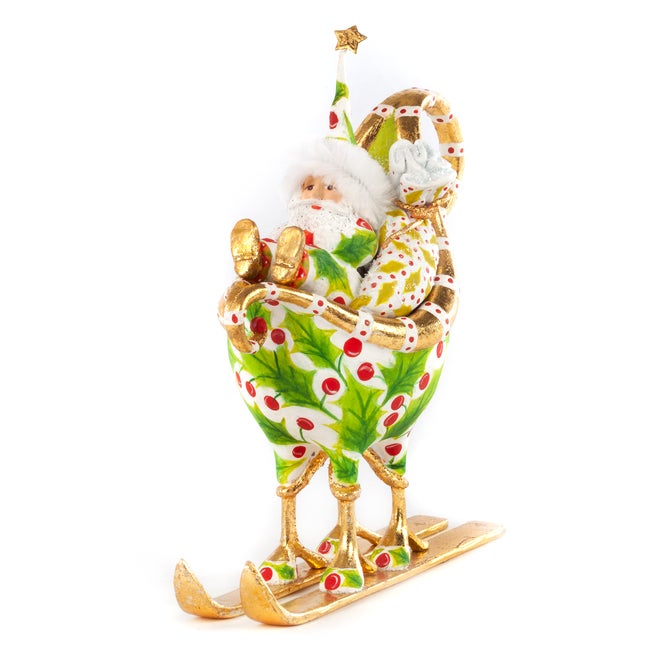 Patience Brewster Dash Away Santa in Sleigh Ornament - {current_domain}