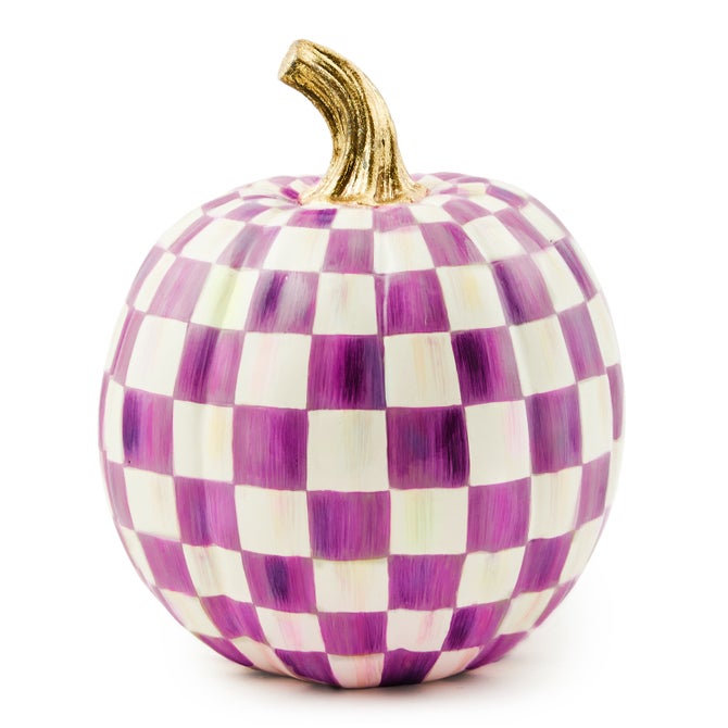 Plum Check Small Pumpkin - {current_domain}
