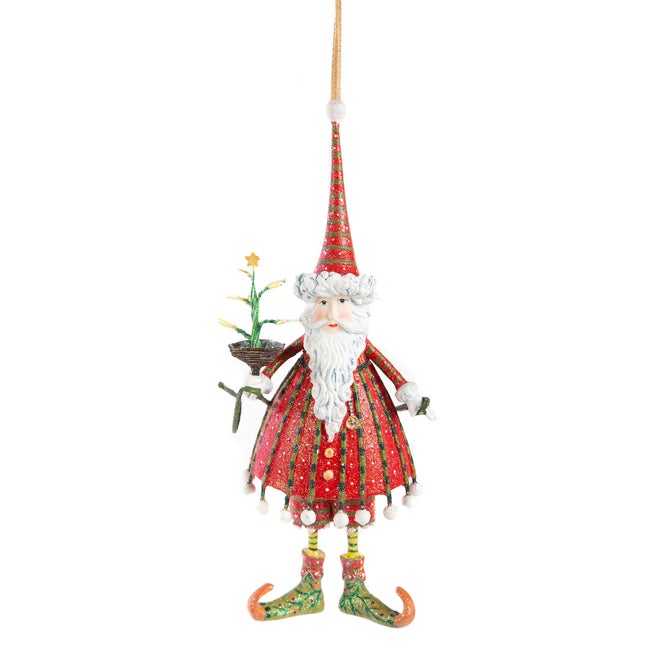 Patience Brewster Dash Away Dashing Santa Ornament - {current_domain}