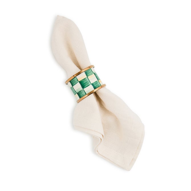 Enamel Napkin Rings, Set of 4 - {current_domain}
