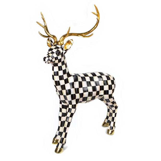 Courtly Check Outdoor Standing Deer - {current_domain}