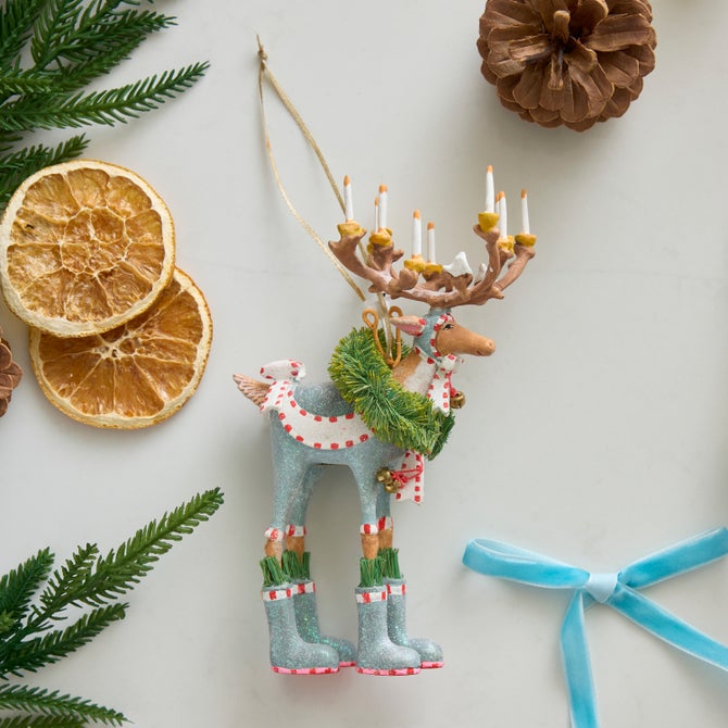 Patience Brewster Dash Away Dasher Reindeer Ornament - {current_domain}