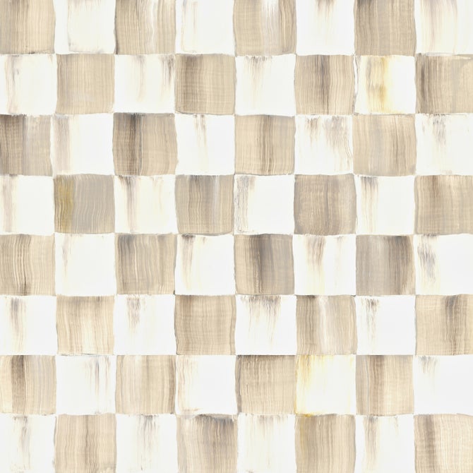 Mocha Check Peel & Stick Wallpaper - {current_domain}