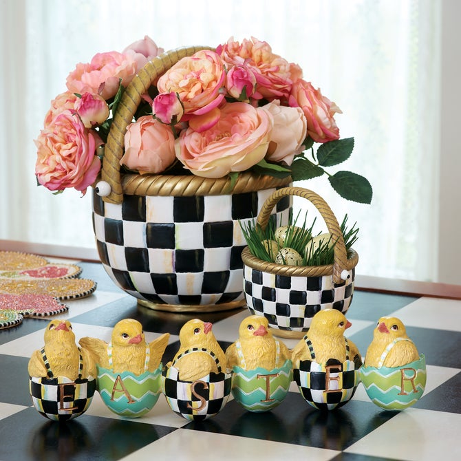 Courtly Check Large Basket - {current_domain}