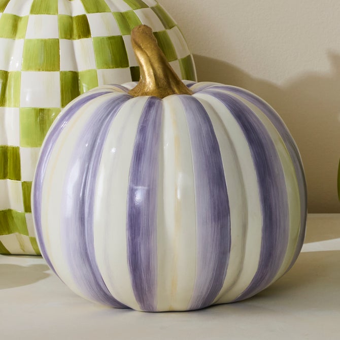 Violet Stripe Medium Pumpkin - {current_domain}