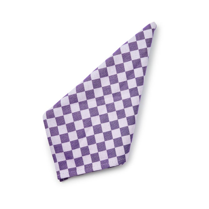 Plum Check Napkin, Set of 4 - {current_domain}