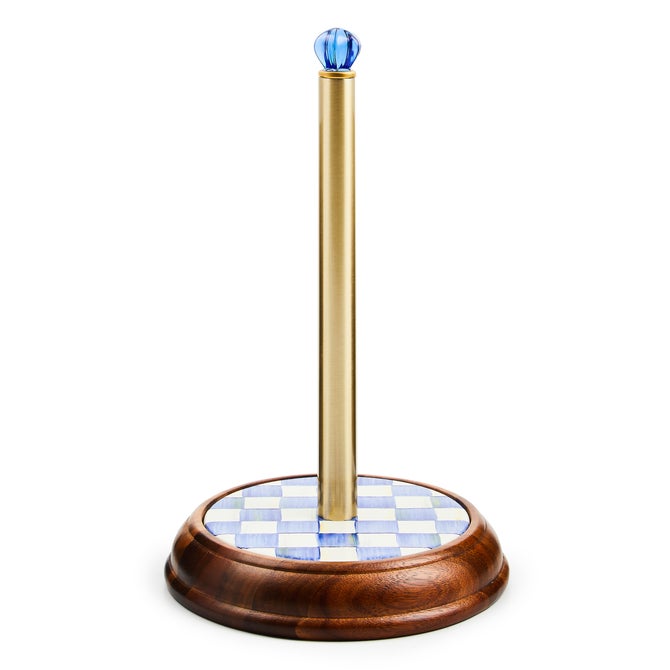 Royal Check Wood Paper Towel Holder - {current_domain}