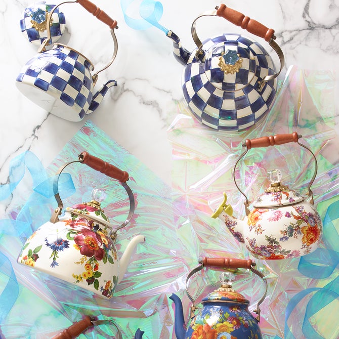 White Flower Market 3 Quart Tea Kettle - {current_domain}