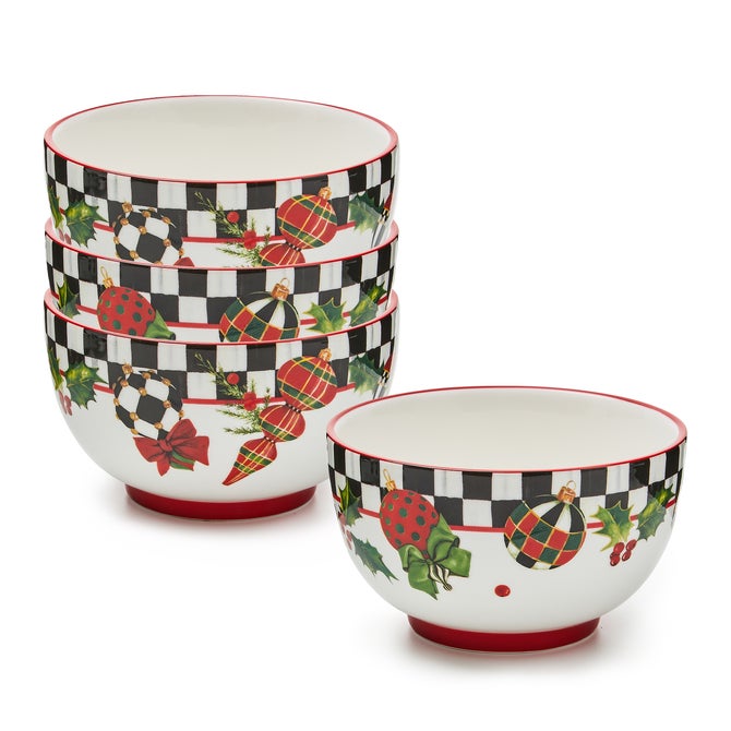 Deck the Halls Breakfast Bowls, Set of 4 - {current_domain}
