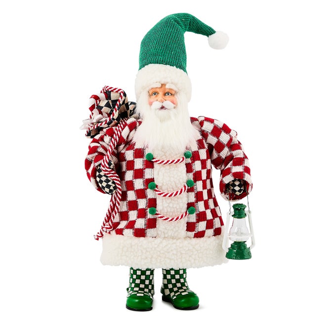 Check It Out Small Fabric Santa - {current_domain}