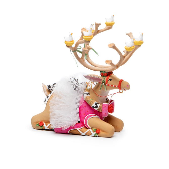 Patience Brewster Dash Away Sitting Dancer Reindeer Figure - {current_domain}