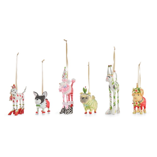 Patience Brewster Mini Dog Ornaments, Set of 6 - {current_domain}