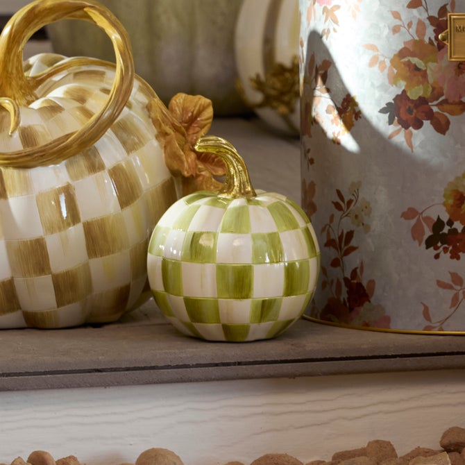 Moss Check Small Pumpkin - {current_domain}