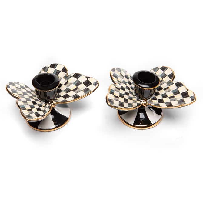 Courtly Check Butterfly Candle Holders, Set of 2 - {current_domain}