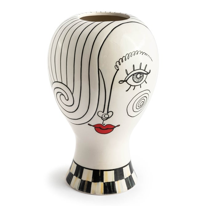 Doodles Lady Head Vase - {current_domain}