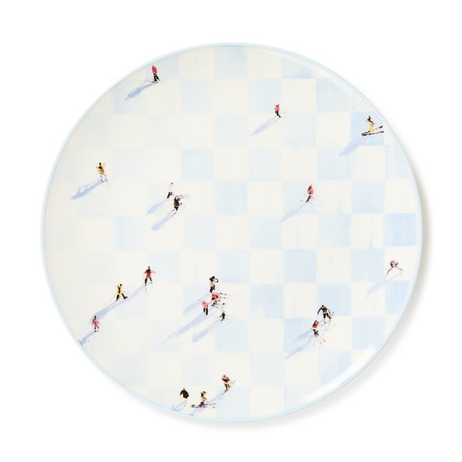 Gray Malin Ski Holiday Dinner Plates, Set of 4 - {current_domain}