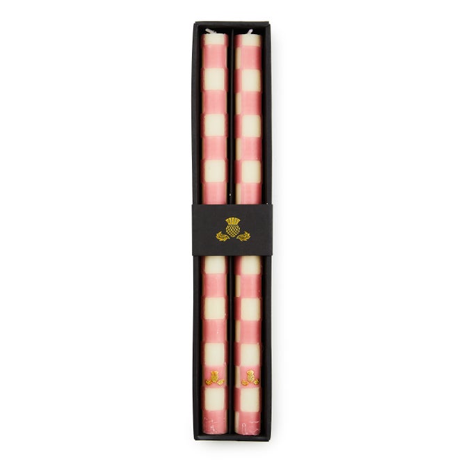Check Pink Dinner Candles, Set of 2 - {current_domain}