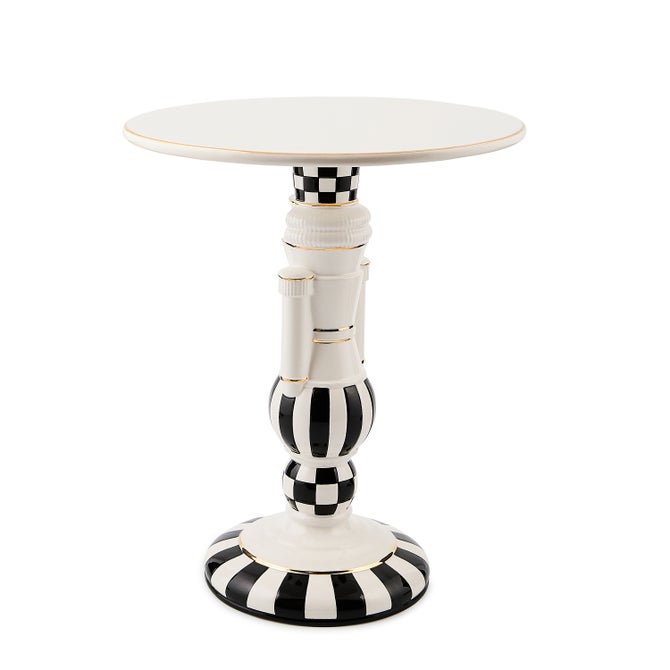 Courtly Noel Nutcracker Pedestal Platter - {current_domain}