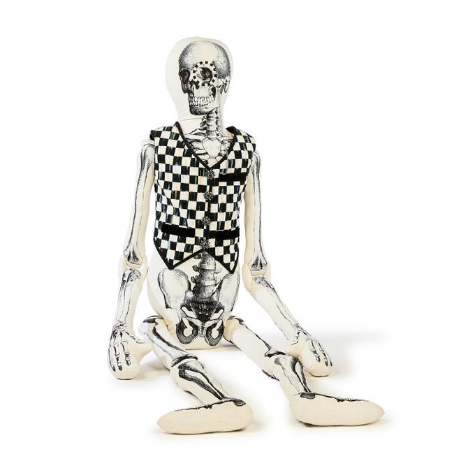 Mr. Bones Lifesize Poseable Fabric Skeleton - {current_domain}