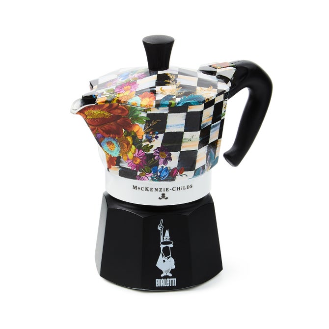 Courtly Flower Market 3 Cup Moka Pot - {current_domain}