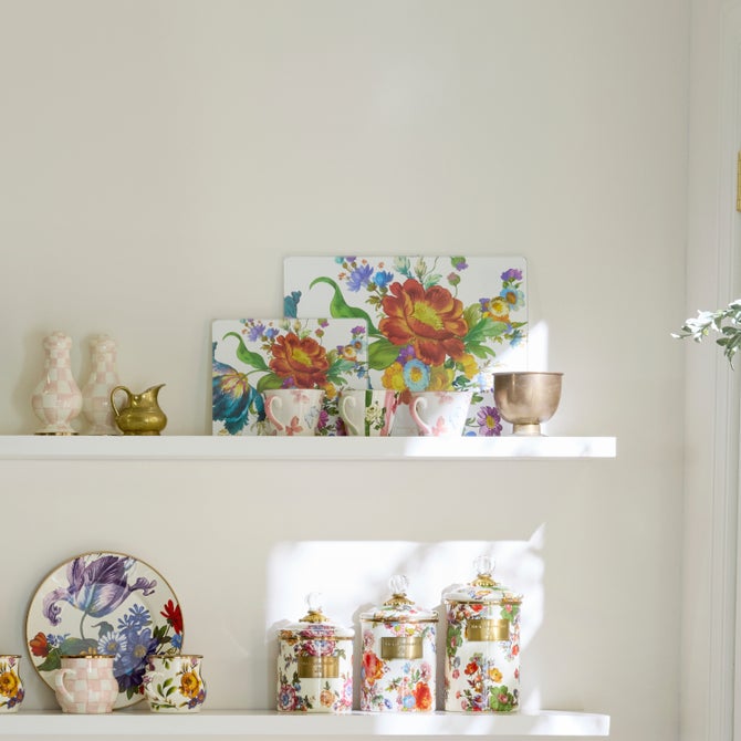 Floral Glass Cutting Board, Set of 2 - {current_domain}