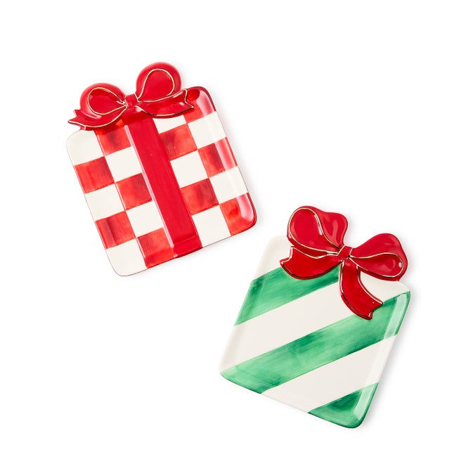 Check It Out Ceramic Dessert Plates, Set of 2 - {current_domain}