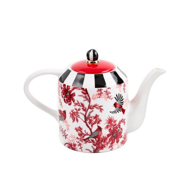 Cardinal Toile Teapot - {current_domain}