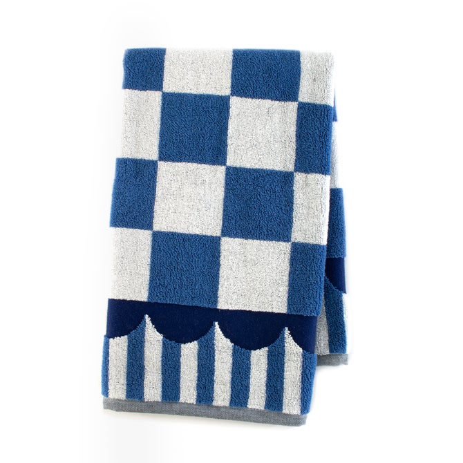 Royal Check Hand Towel - {current_domain}
