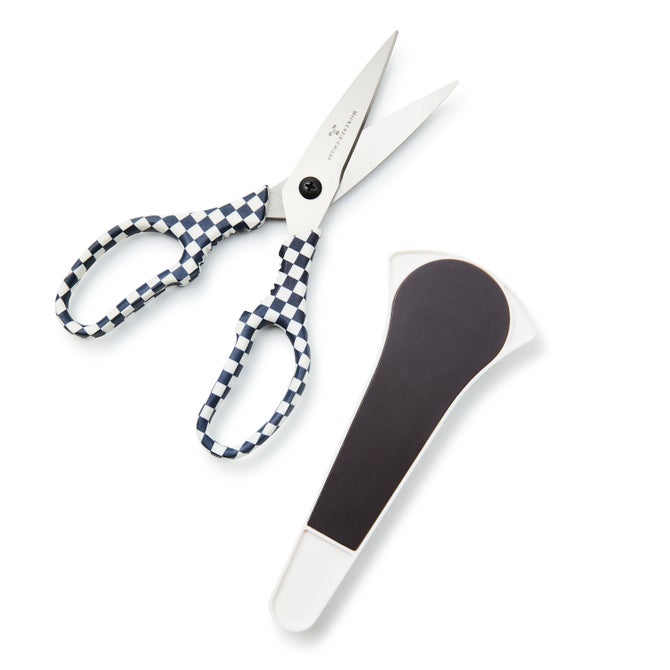 Black & White Check Kitchen Shears - {current_domain}