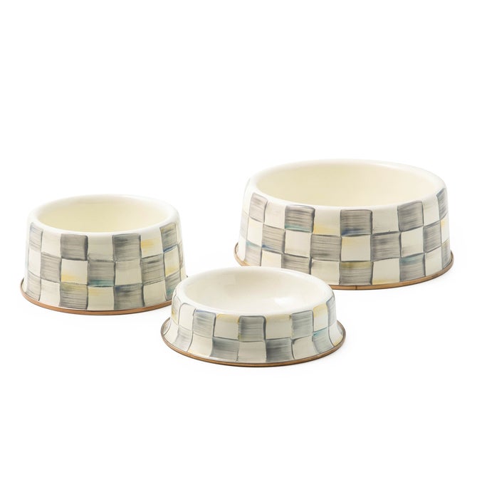 Sterling Check Small Pet Dish - {current_domain}