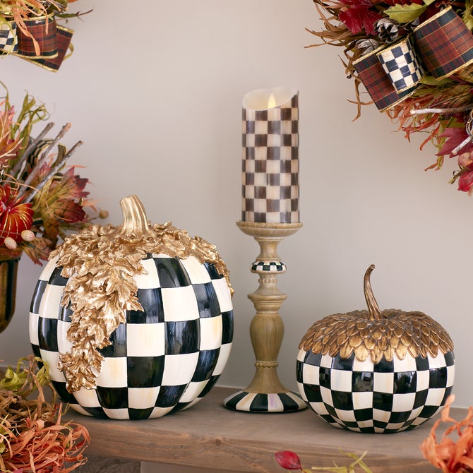 Courtly Check Gold Foliage Pumpkin - {current_domain}