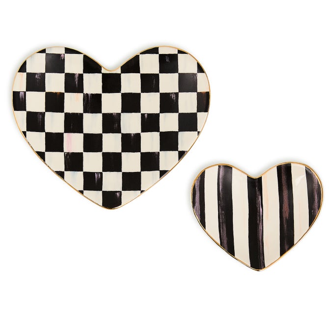Courtly Heart Trinket Dishes, Set of 2 - {current_domain}