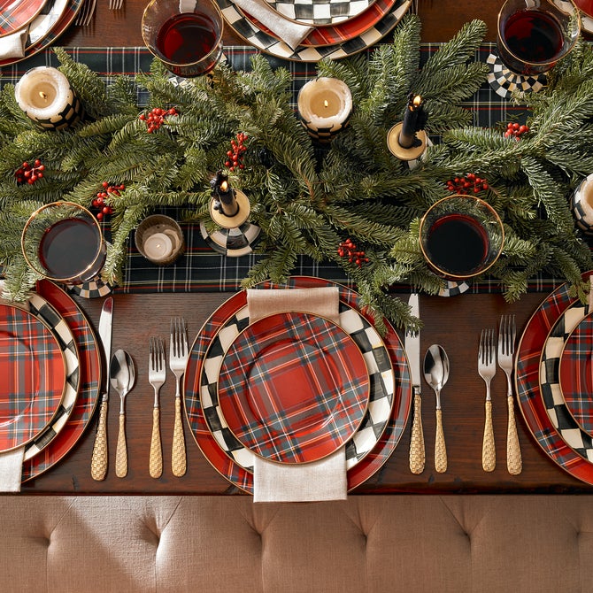 Courtly Check Short Candlestick - {current_domain}