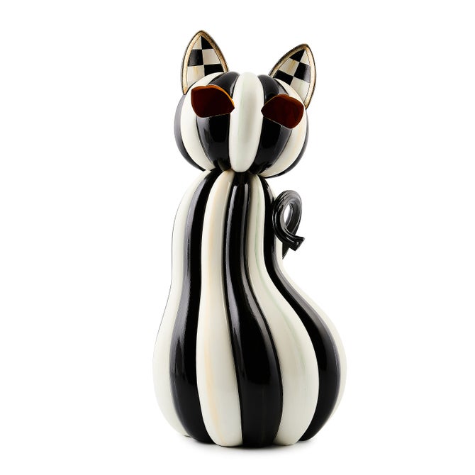 Courtly Stripe Illuminated Cat - {current_domain}