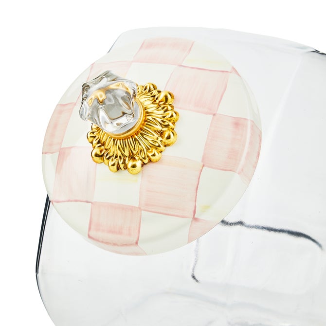 Cookie Jar with Rosy Check Lid - {current_domain}