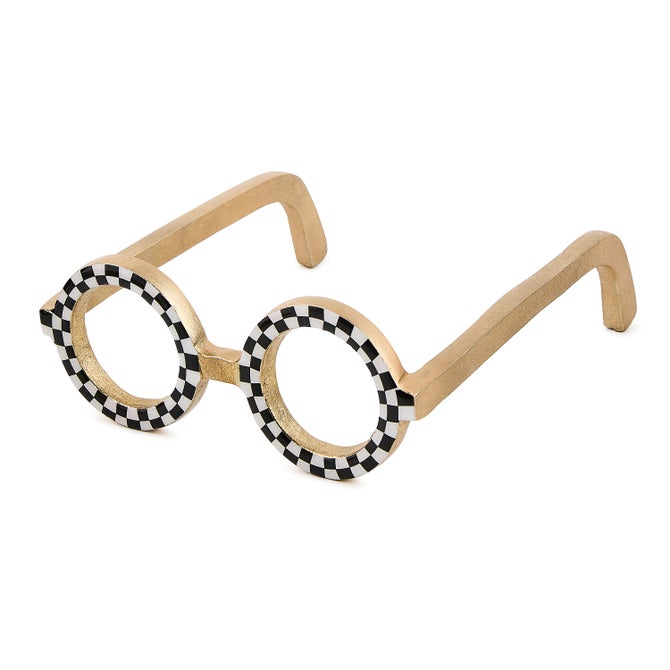 Round Eye Glasses Decor - {current_domain}