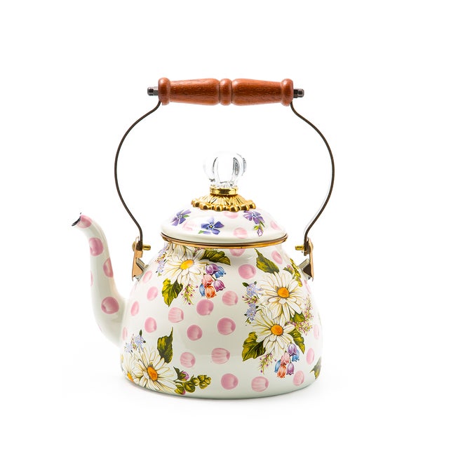 Wildflowers Pink 2 Quart Tea Kettle - {current_domain}